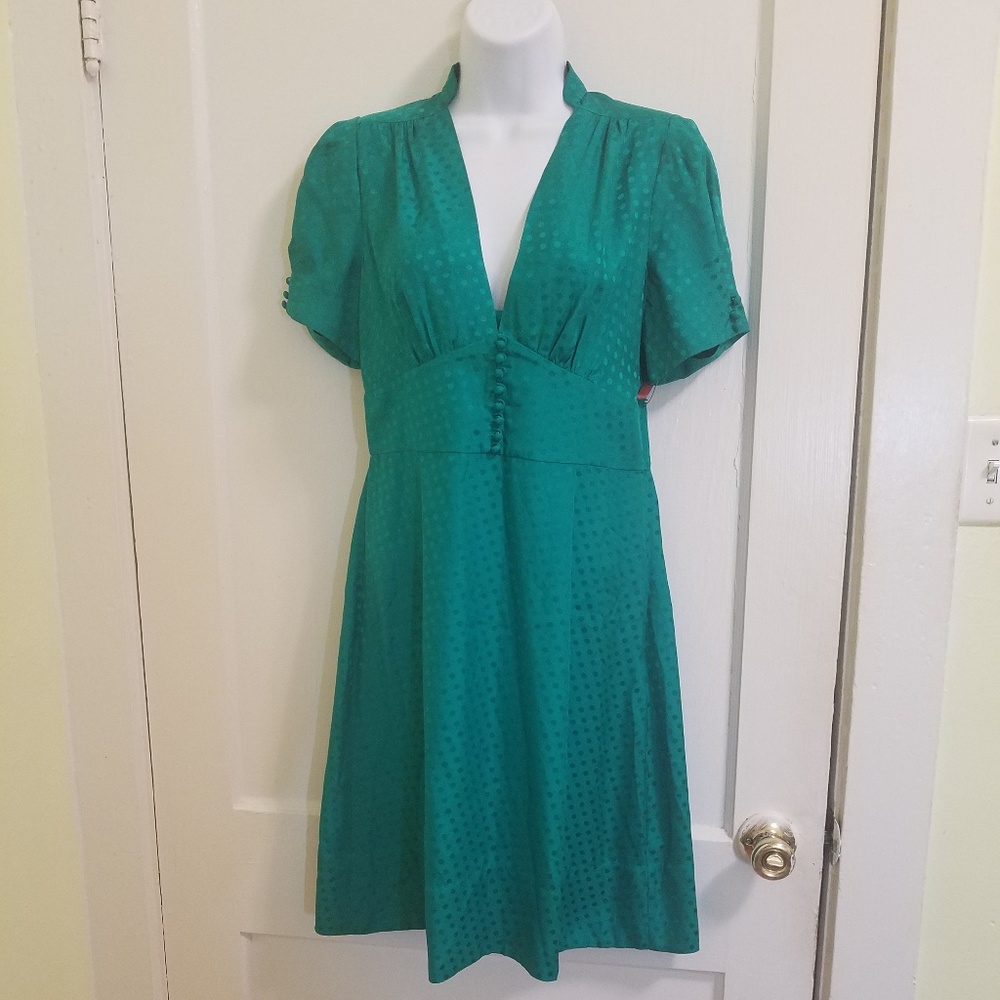 Banana Republic emerald green dress size 4